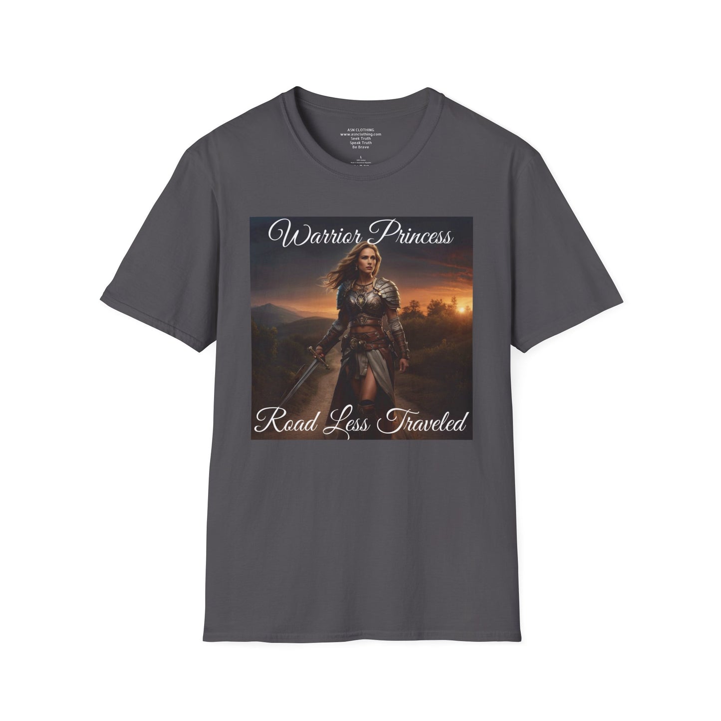 Warrior Princess Road Less Traveled T-Shirt (Gildan)