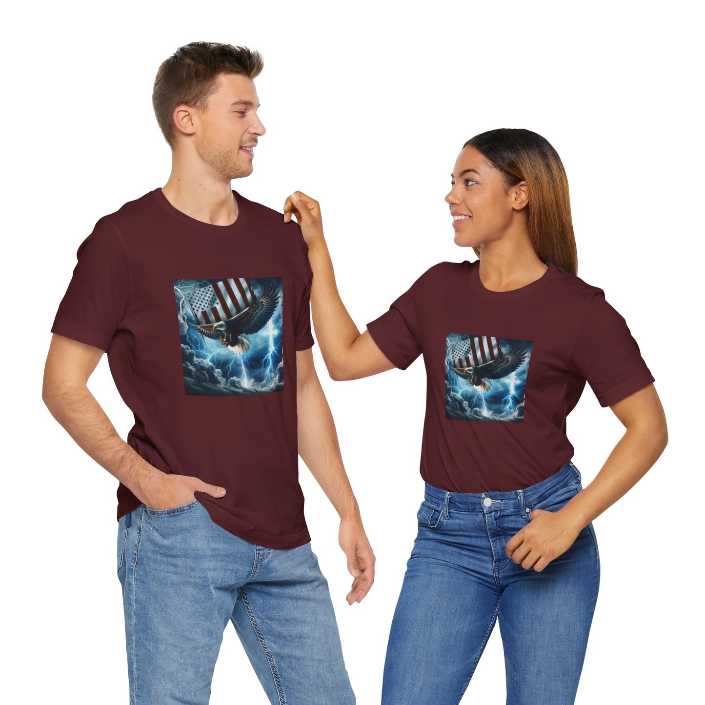 Soaring Eagle Unisex Flag Tee