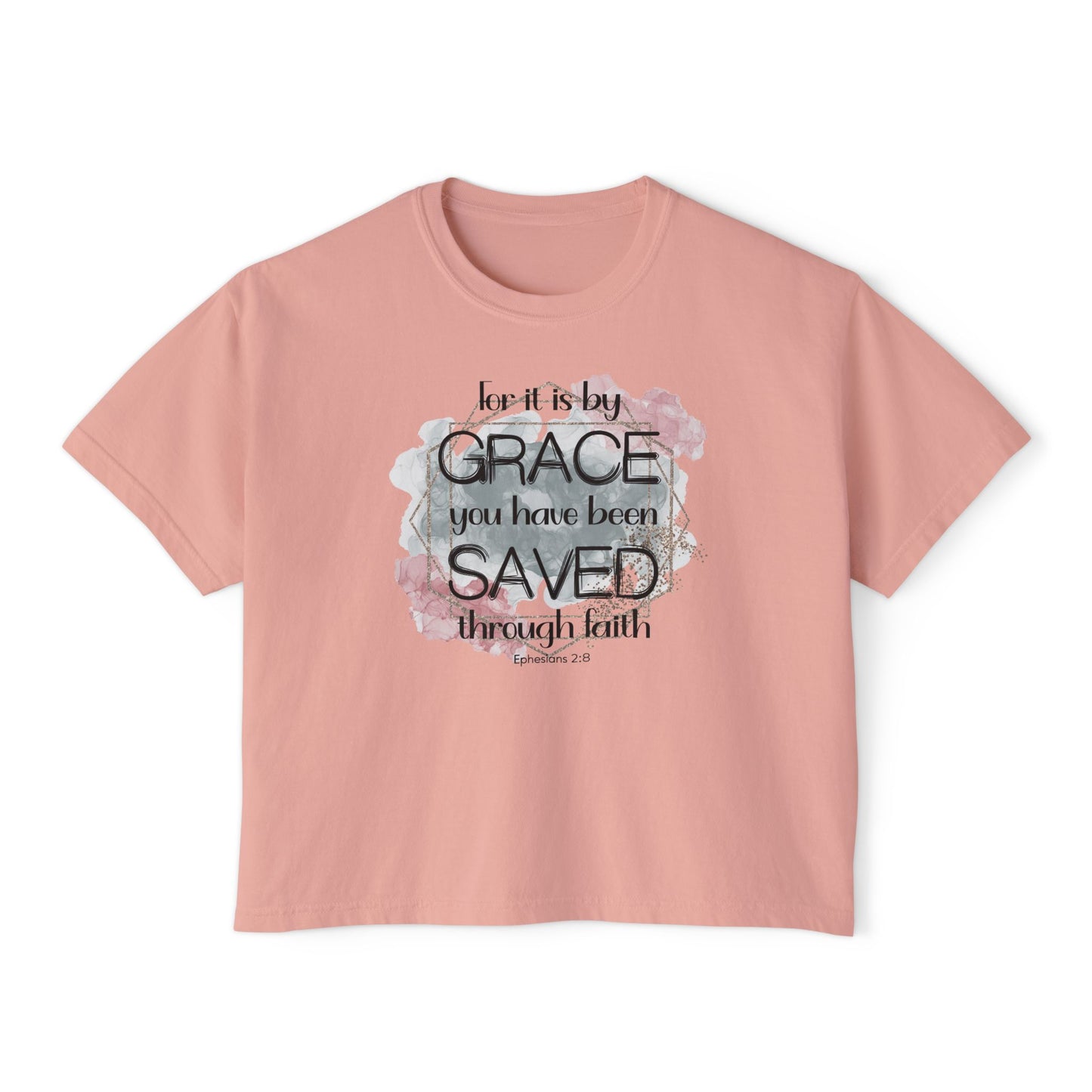 Saved By Grace Women's Boxy Tee