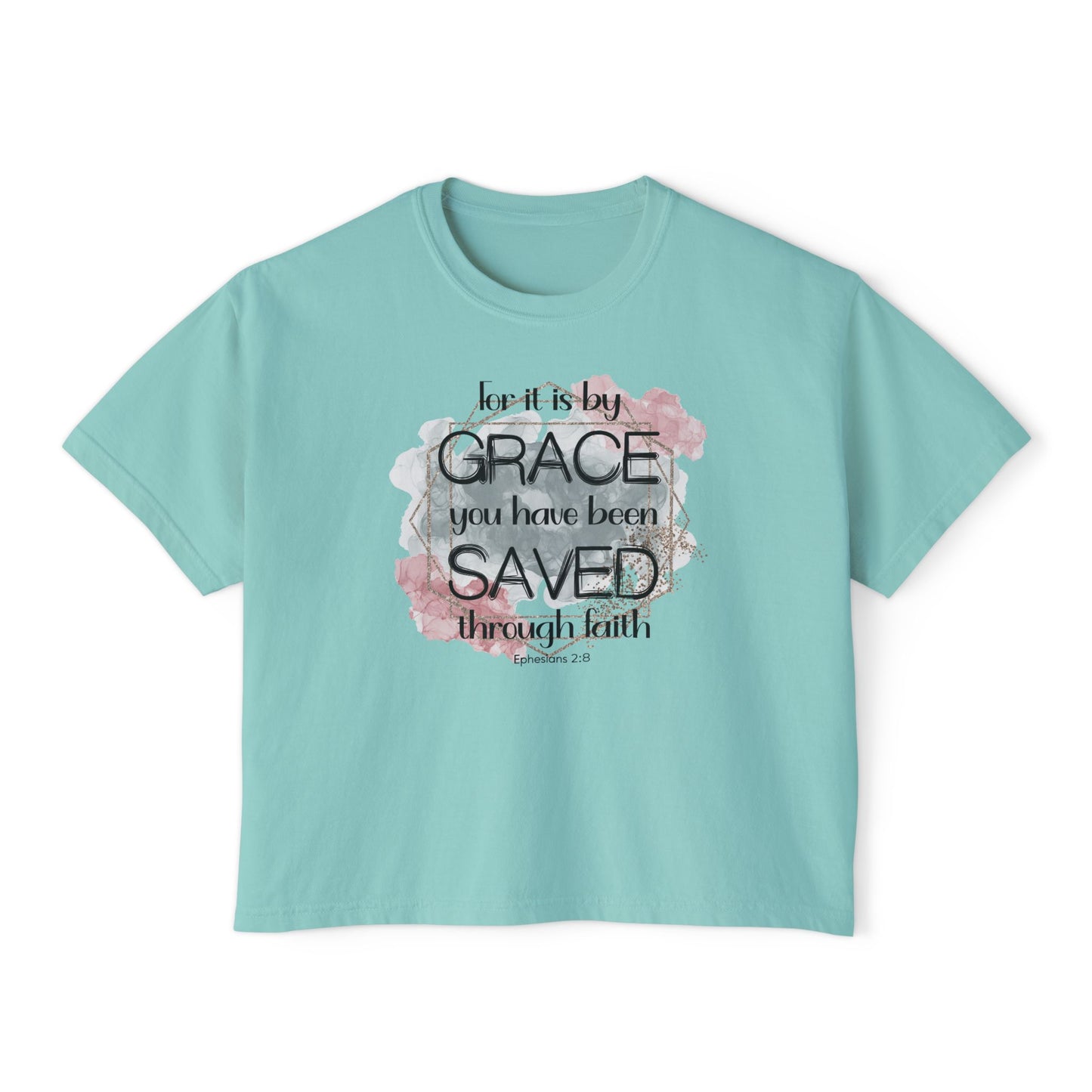 Saved By Grace Women's Boxy Tee