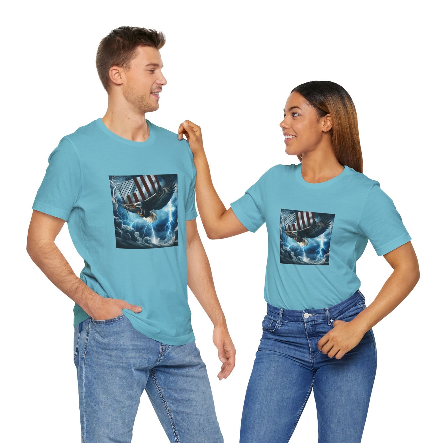 Soaring Eagle Unisex Flag Tee