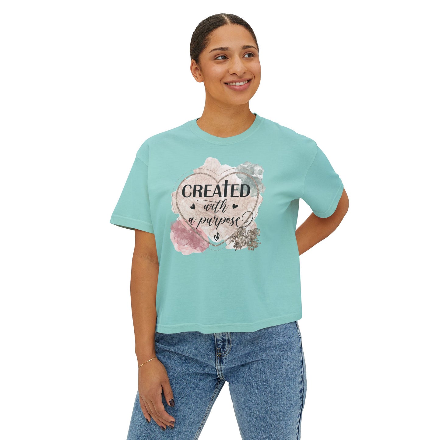 Created With Purpose Women's Boxy Tee