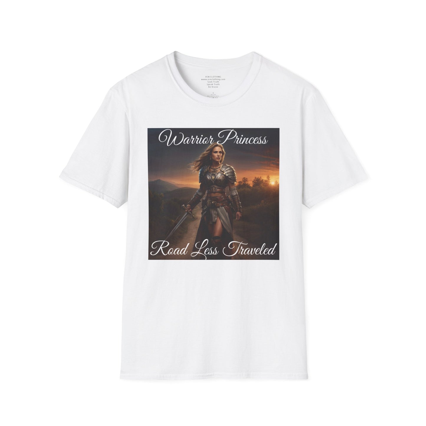 Warrior Princess Road Less Traveled T-Shirt (Gildan)