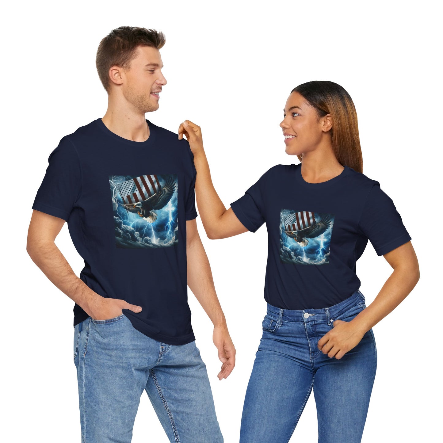 Soaring Eagle Unisex Flag Tee