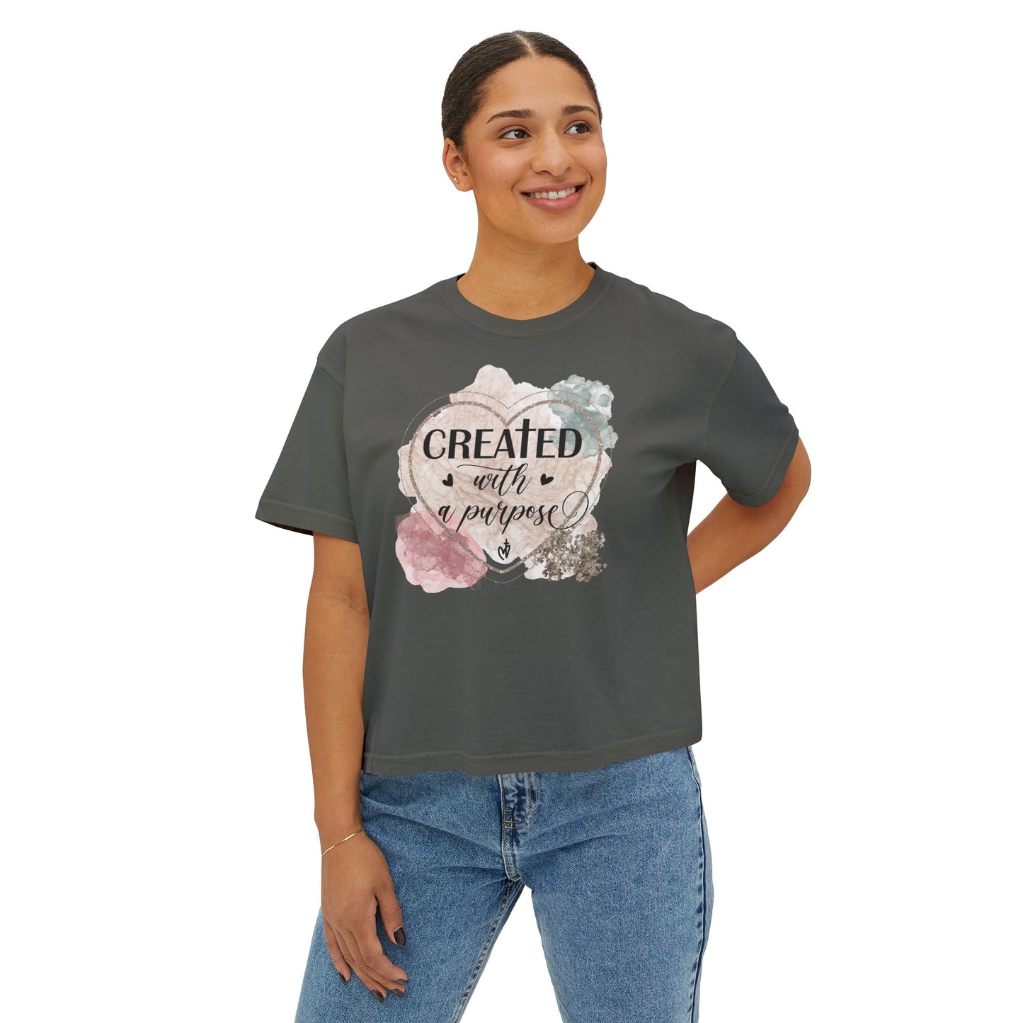 Created With Purpose Women's Boxy Tee