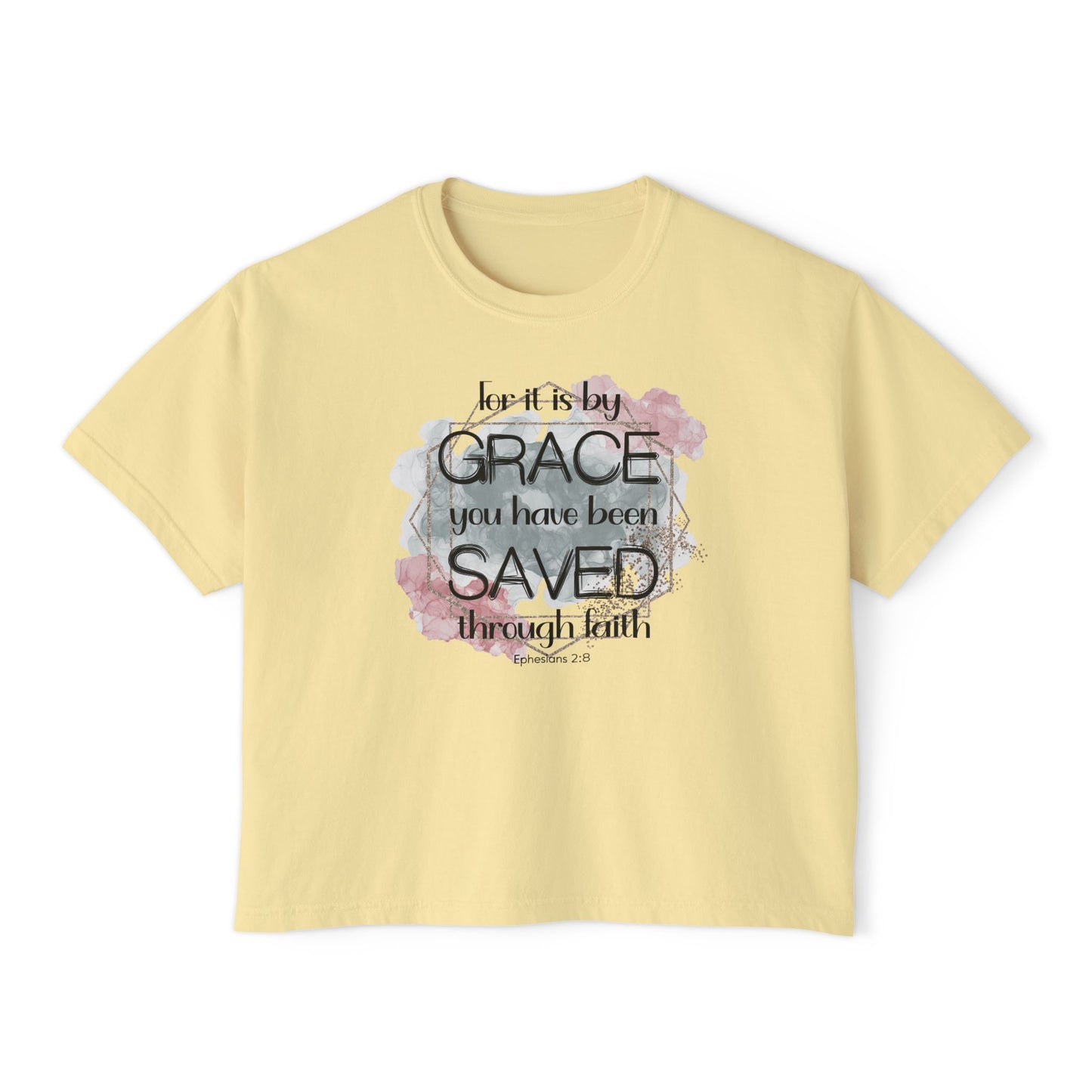 Saved By Grace Women's Boxy Tee