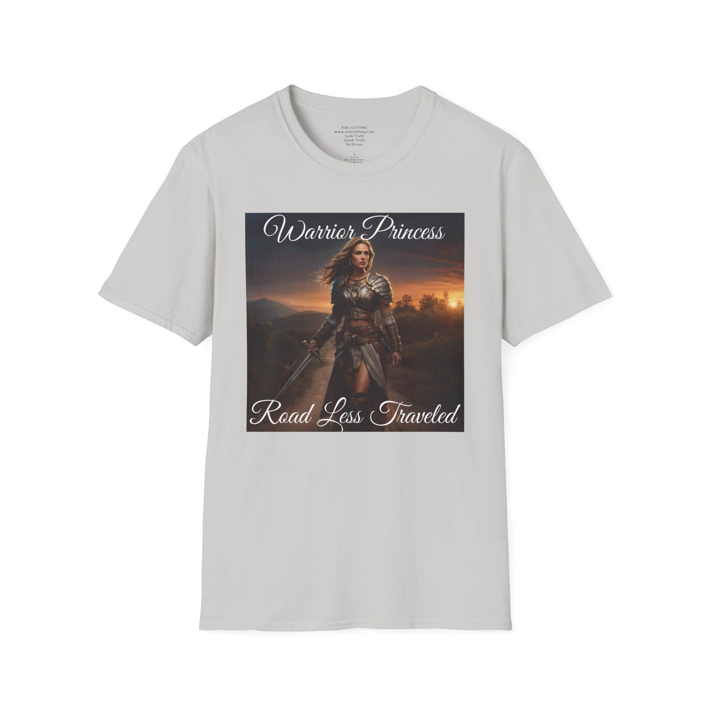 Warrior Princess Road Less Traveled T-Shirt (Gildan)