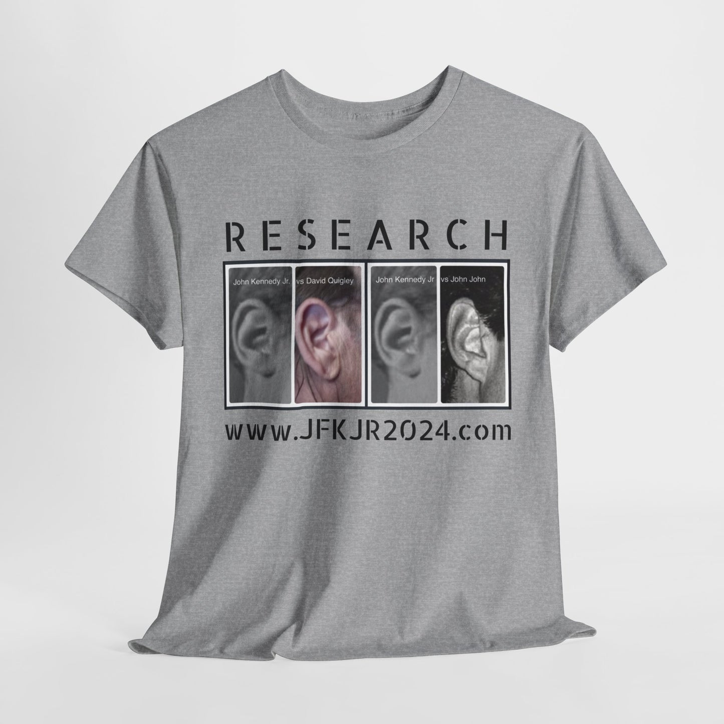 RESEARCH EARS (Black Text) - Gildan