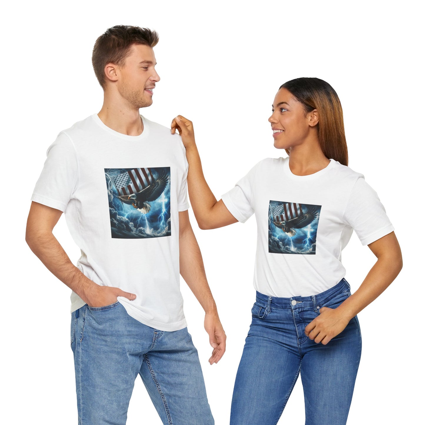 Soaring Eagle Unisex Flag Tee